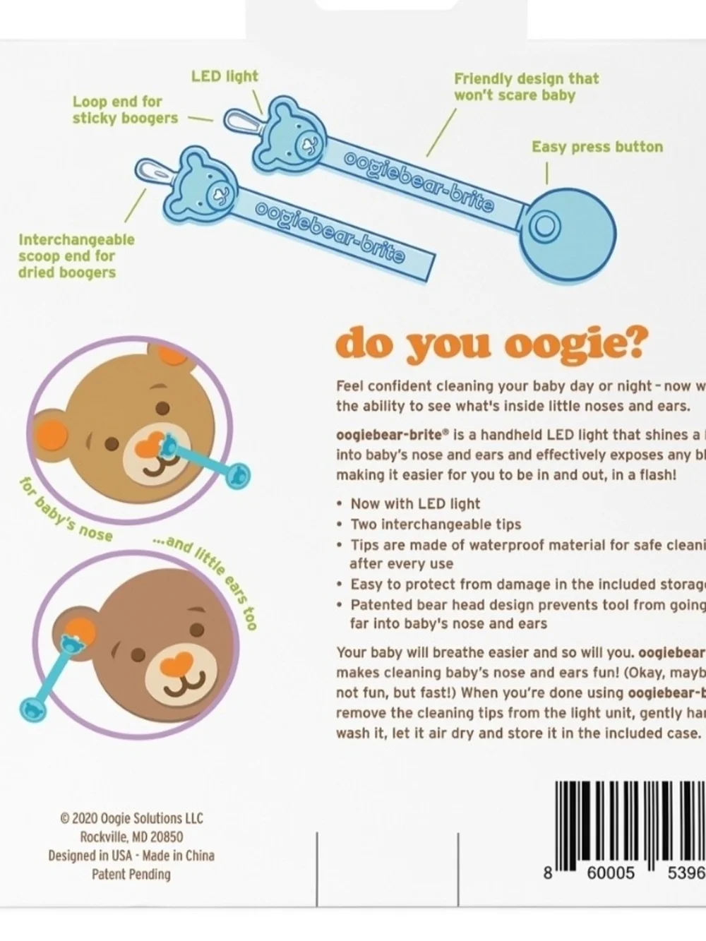 oogiebear baby nasal